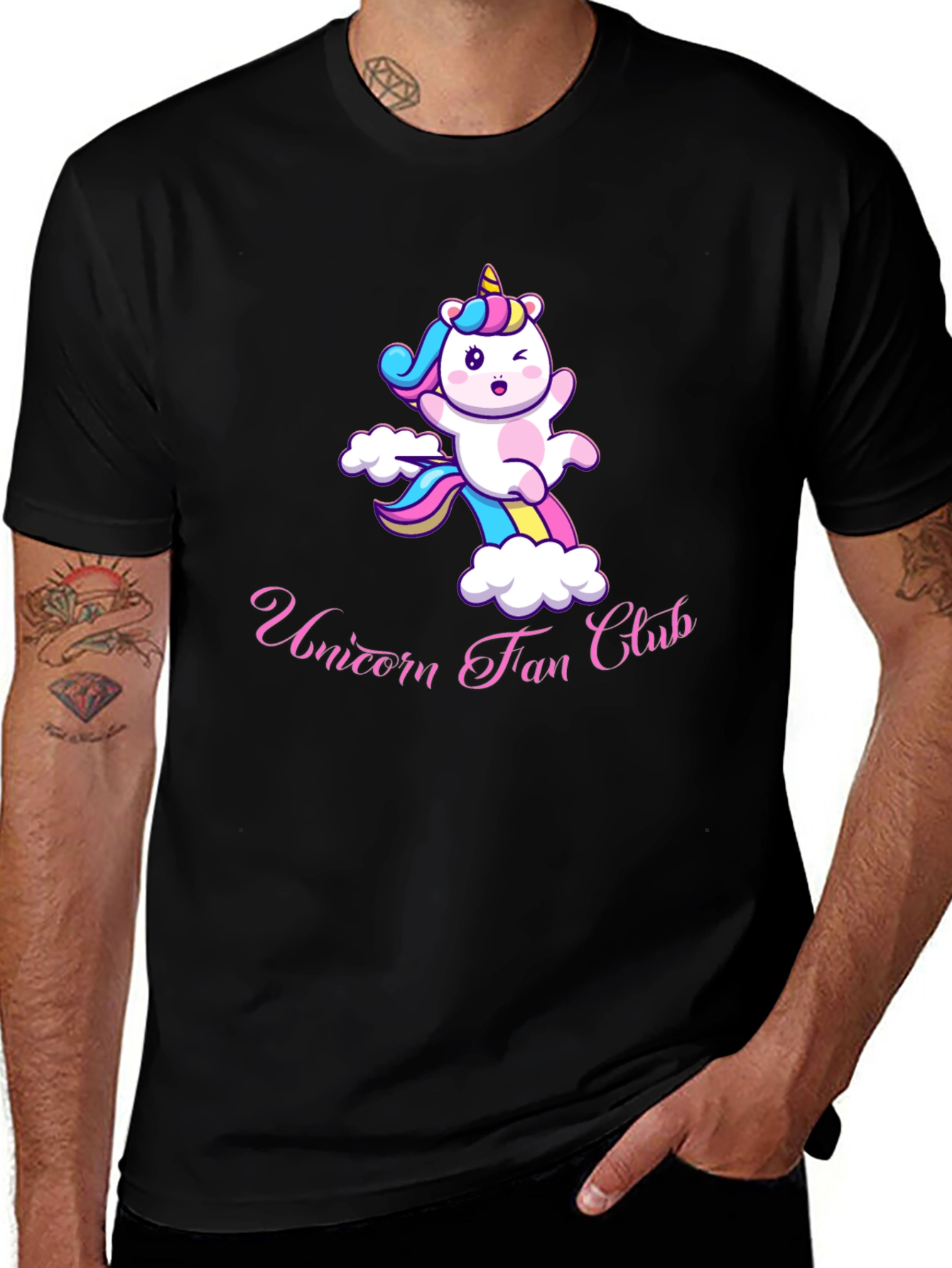 Unicorn Fan Club Graphic T-Shirt