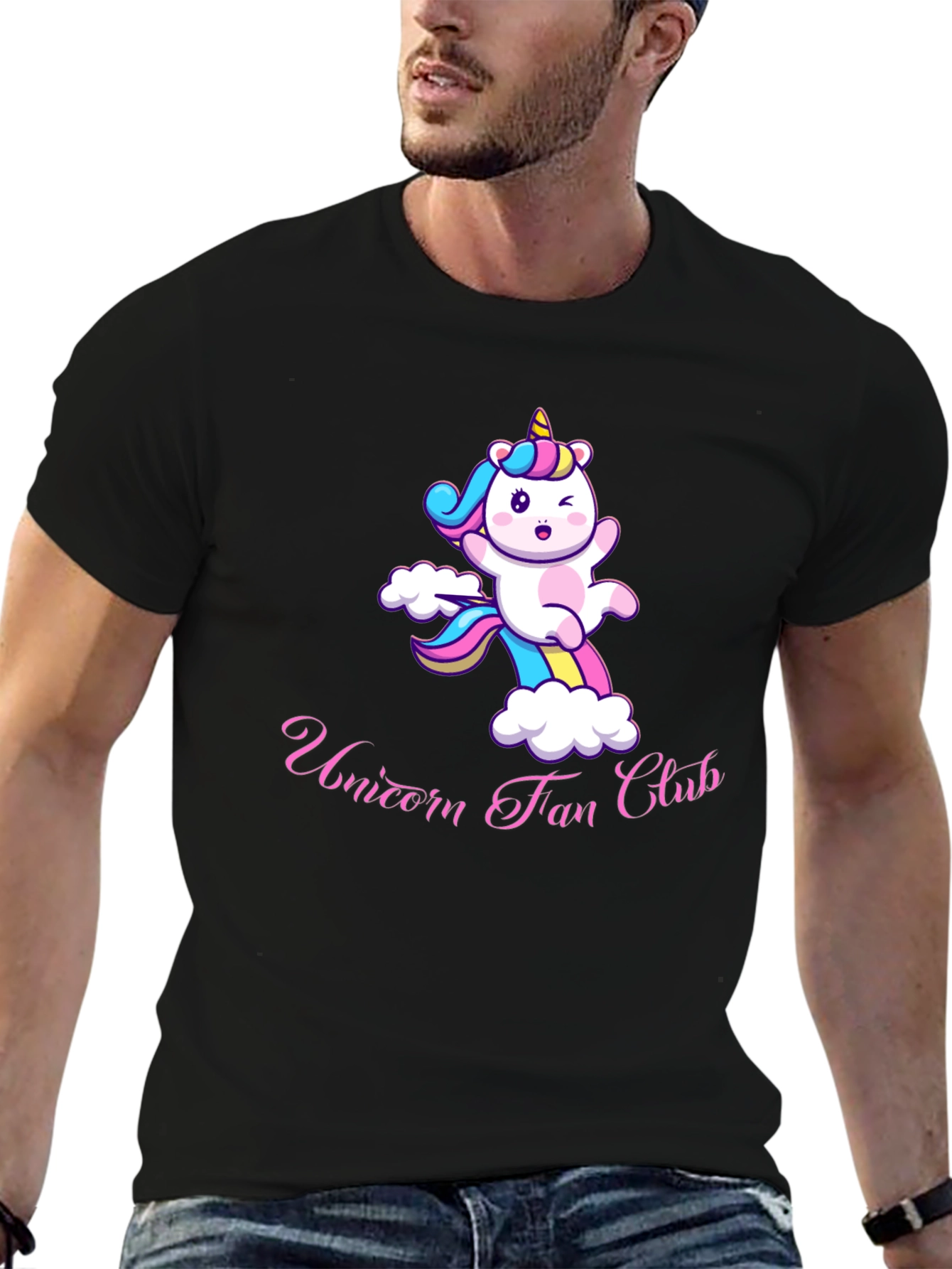 Unicorn Fan Club Graphic T-Shirt