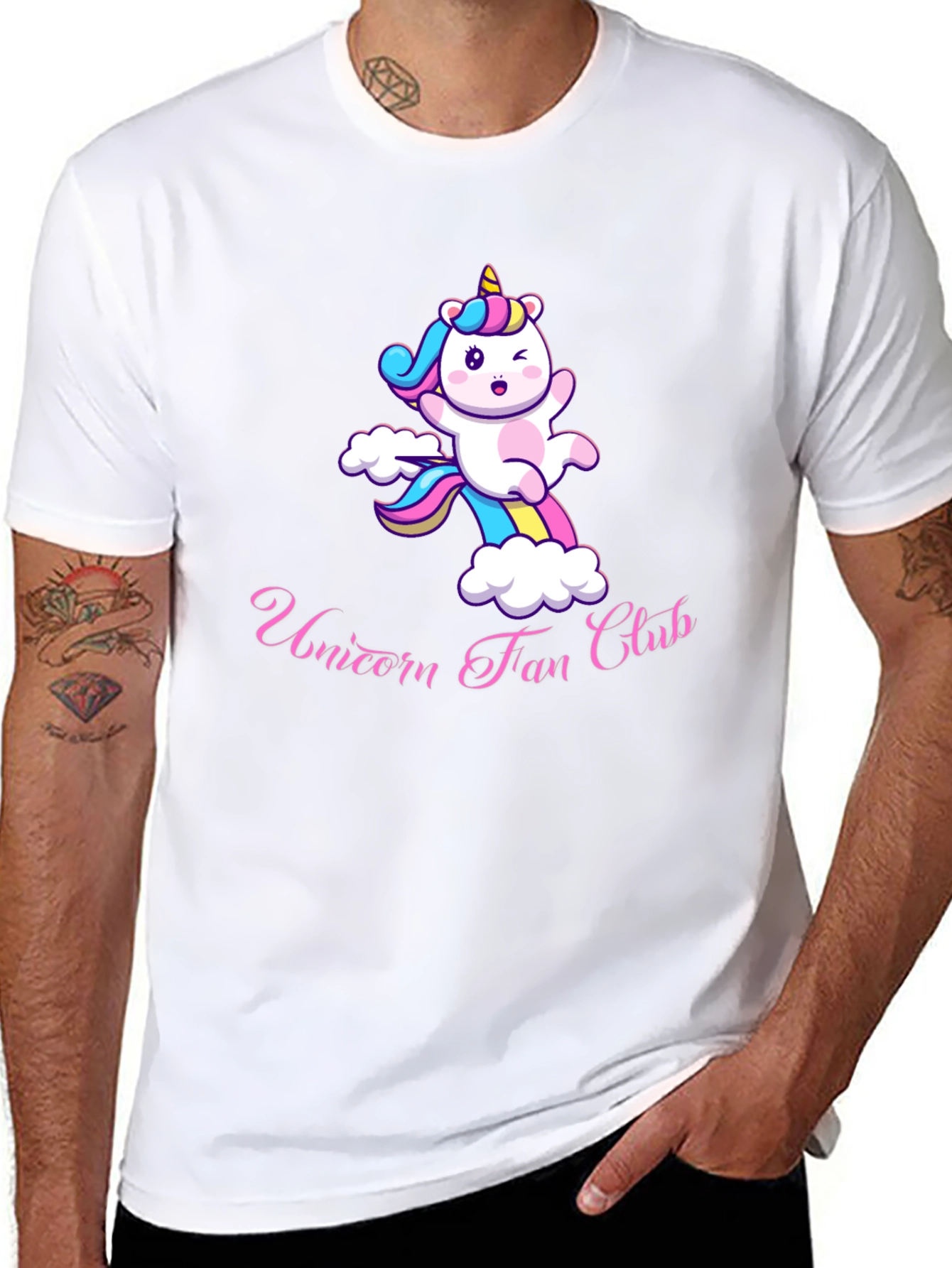 Unicorn Fan Club Graphic T-Shirt