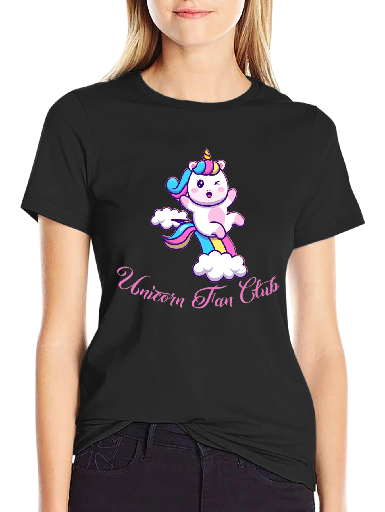 Unicorn Fan Club Graphic T-Shirt