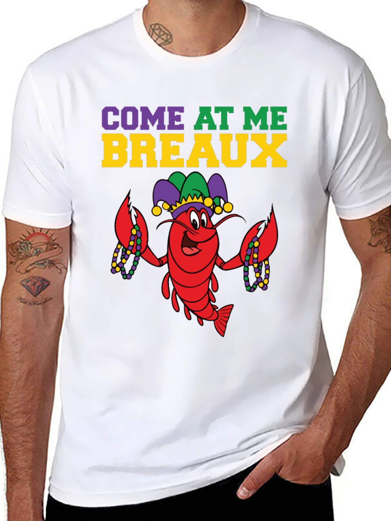 Come At Me Breaux Mardi Gras T-Shirt