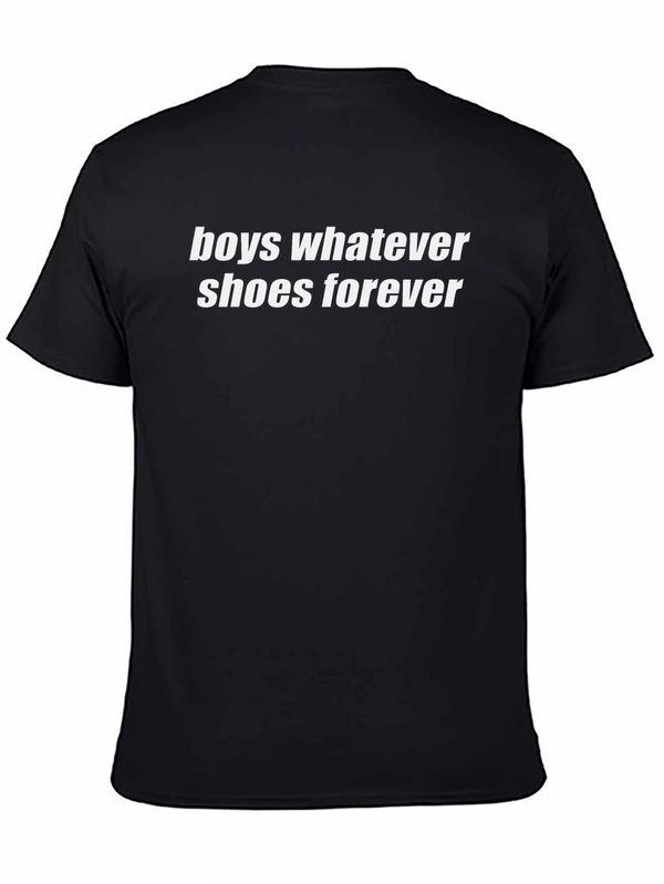 Boys Whatever Shoes Forever Graphic Tee