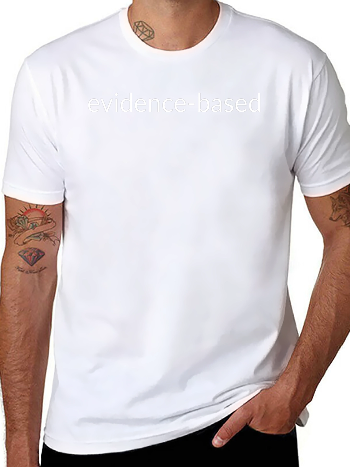 Evidence-Based Black T-Shirt - Science & Logic