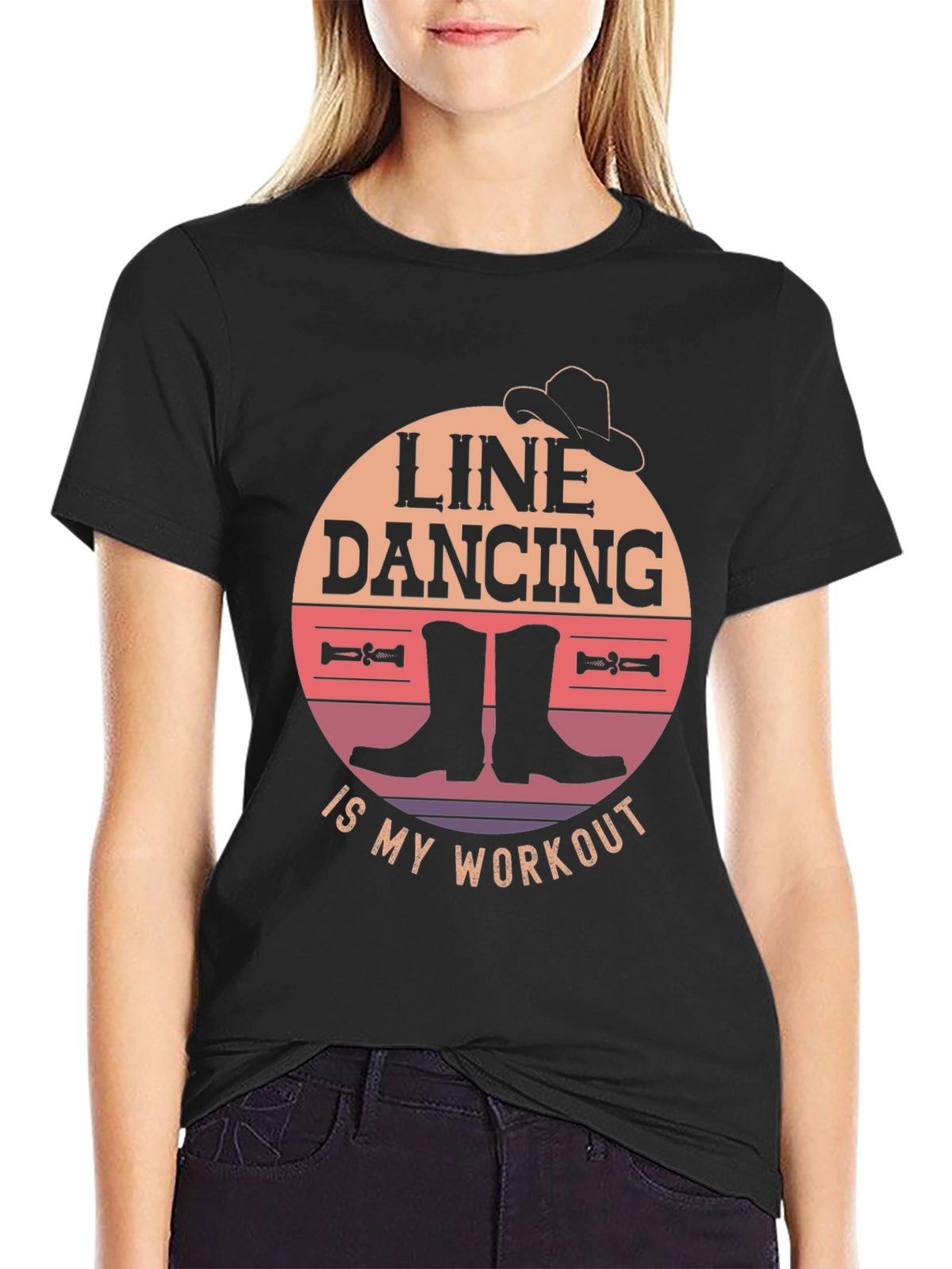 Line Dancing Workout T-Shirt