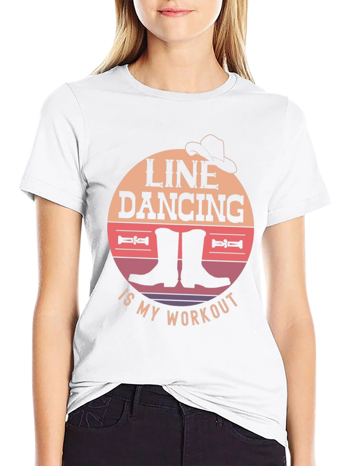Line Dancing Workout T-Shirt