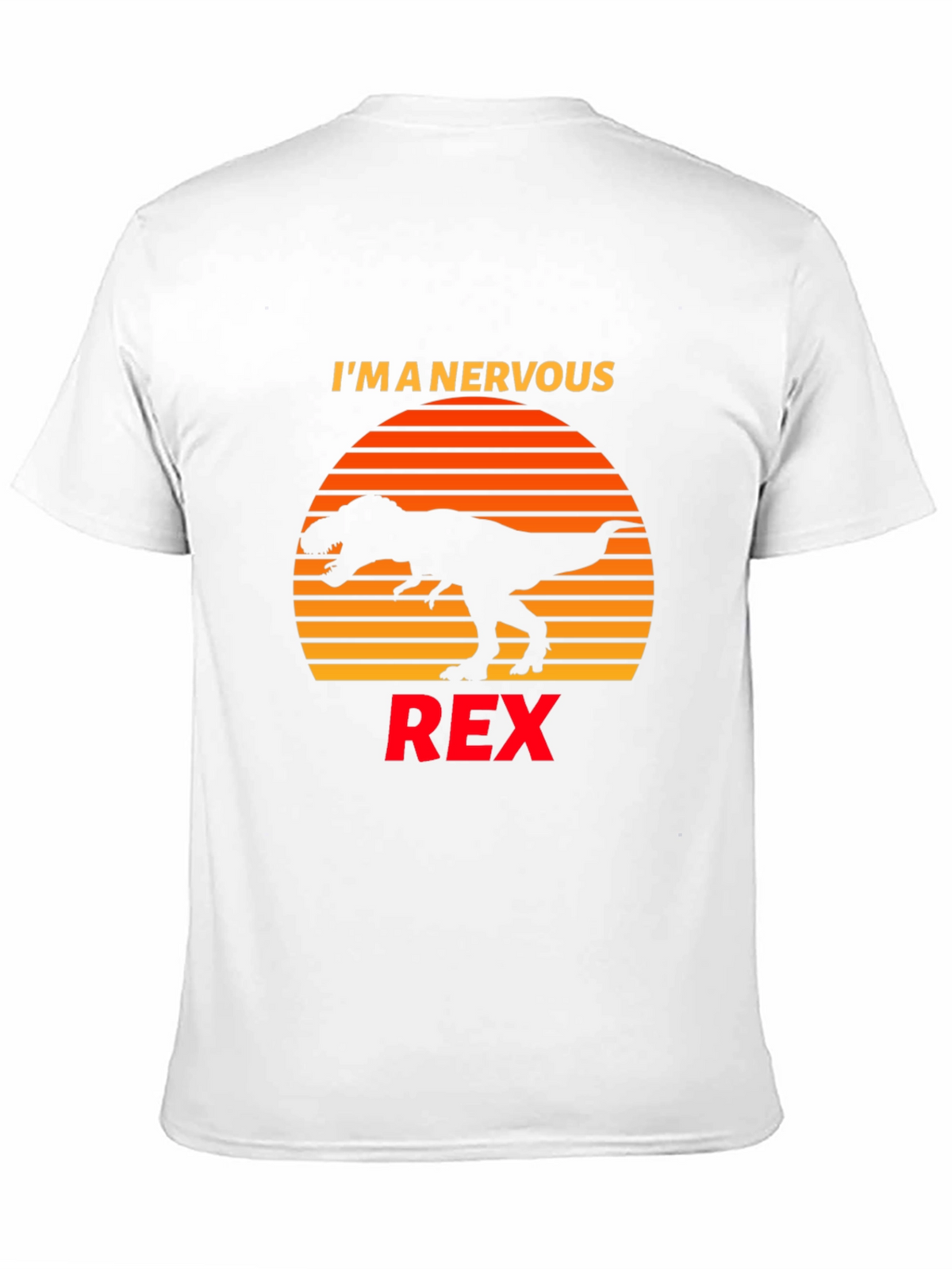 Nervous Rex T-Shirt Dinosaur Graphic Tee