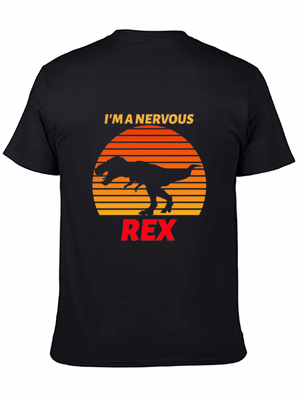 Nervous Rex T-Shirt Dinosaur Graphic Tee