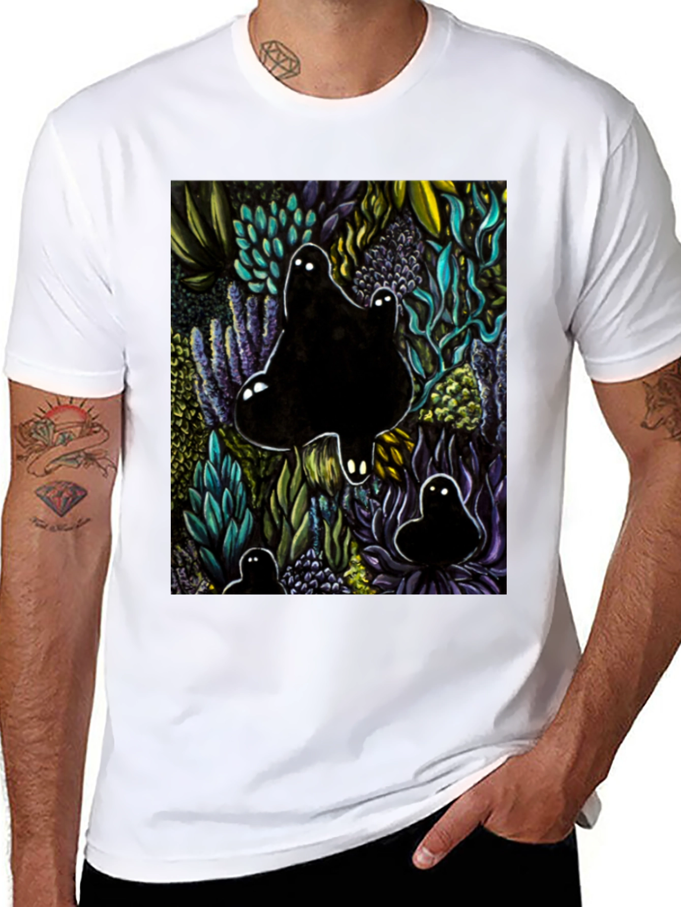 Spooky Forest T-Shirt - Unique Graphic Tee