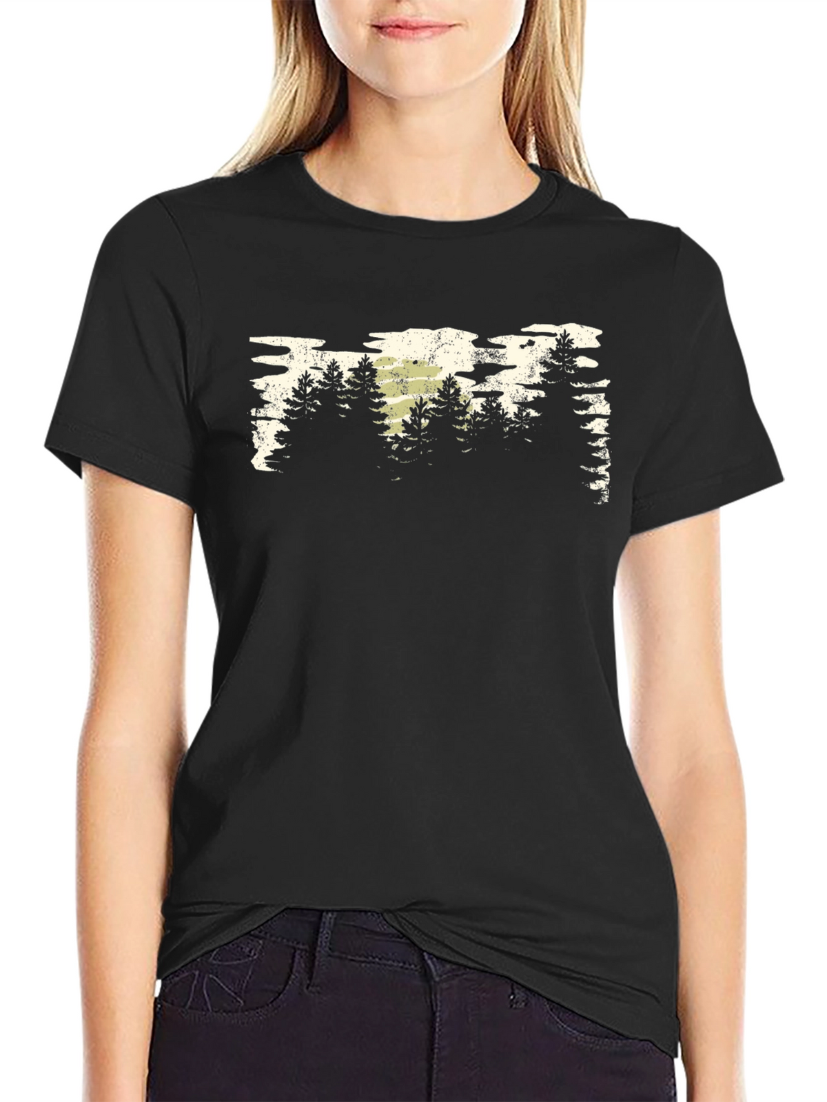 Mens Black Forest Graphic Tee