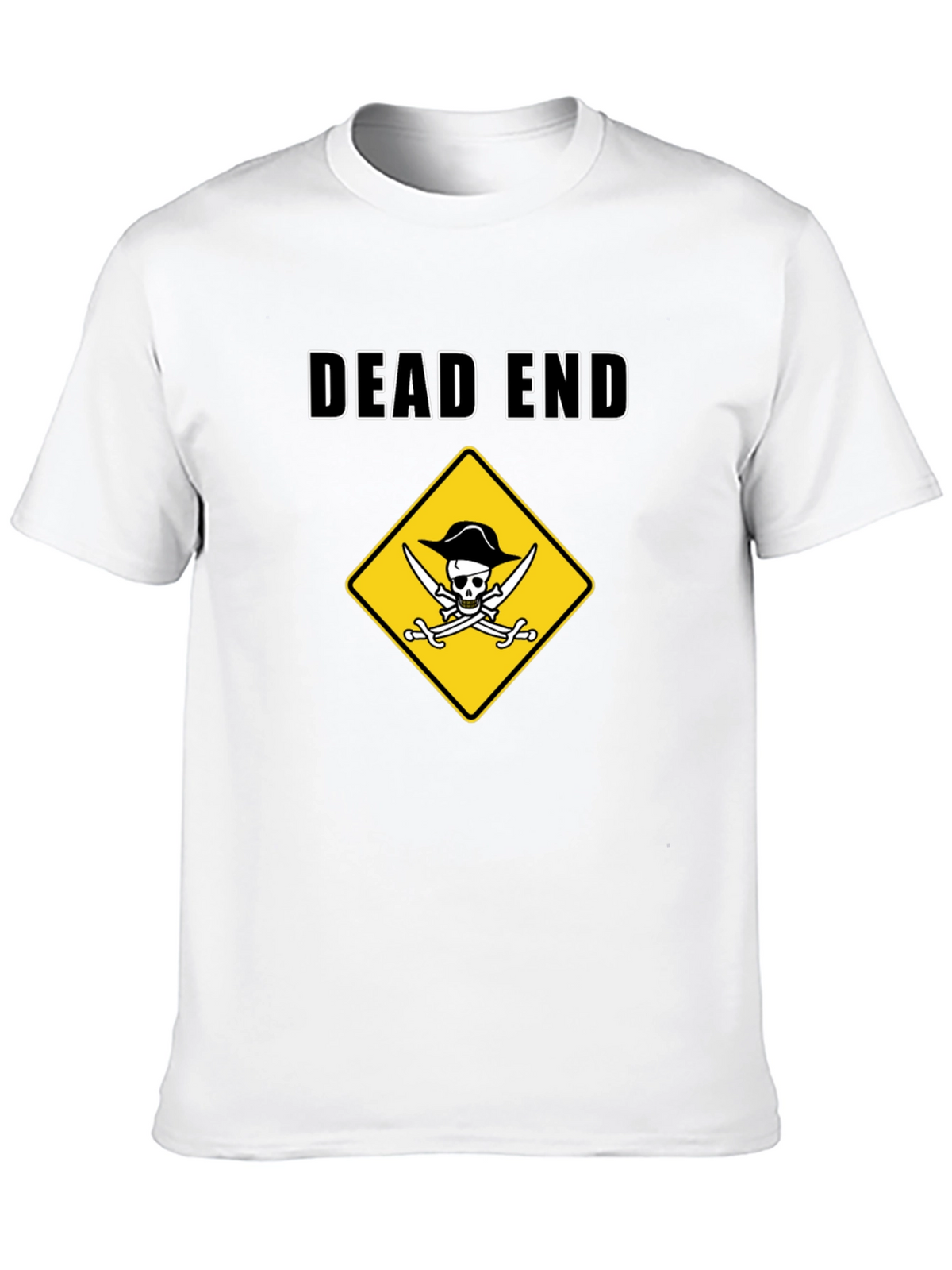 Dead End Pirate Graphic T-Shirt - Humor Tee