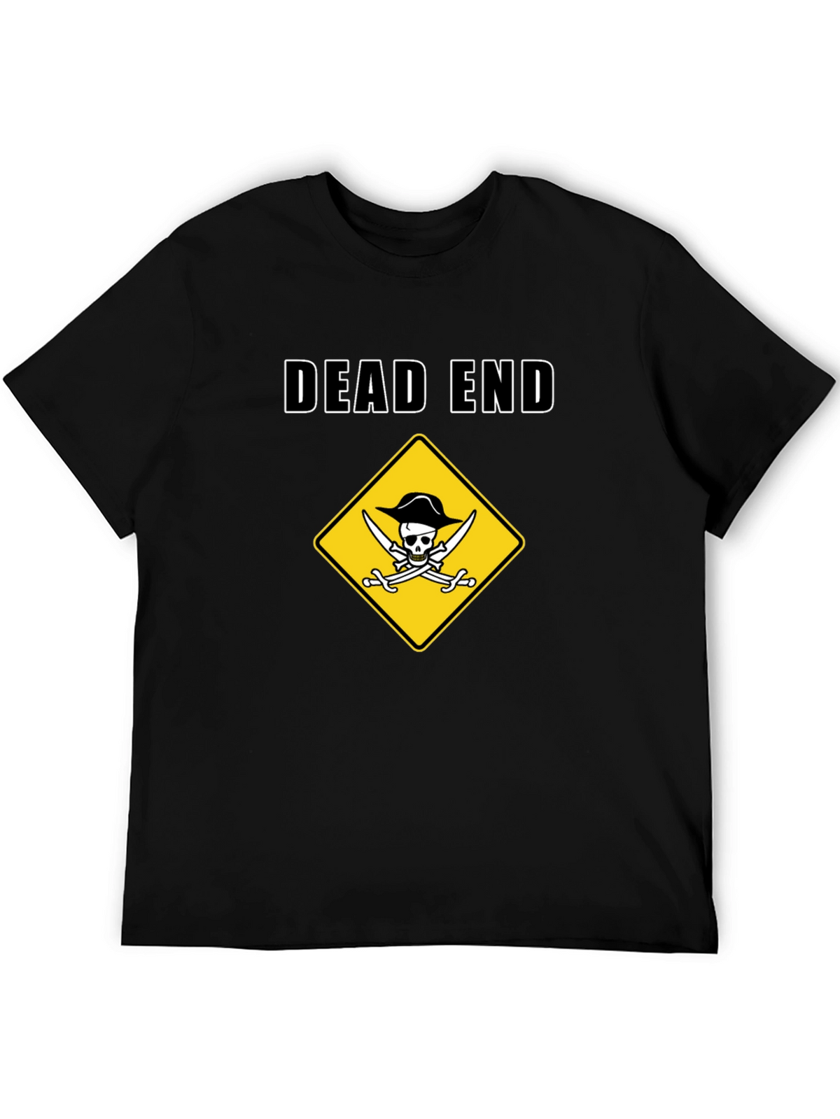 Dead End Pirate Graphic T-Shirt - Humor Tee