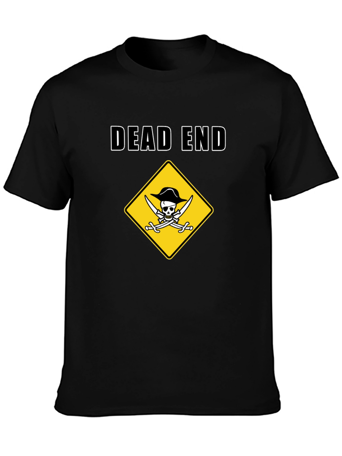Dead End Pirate Graphic T-Shirt - Humor Tee