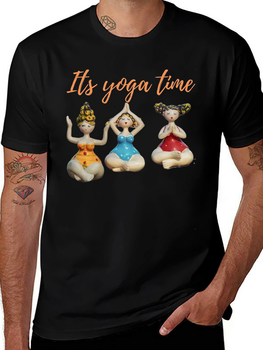 Yoga Time Graphic T-Shirt