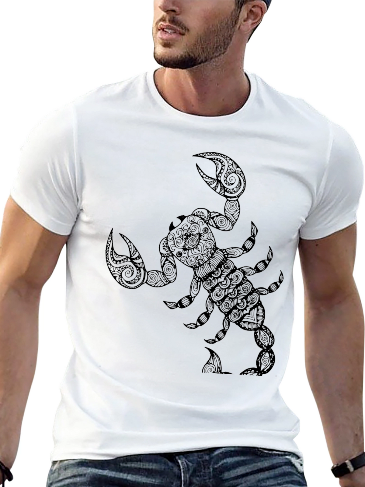Scorpion Graphic Tee - Black