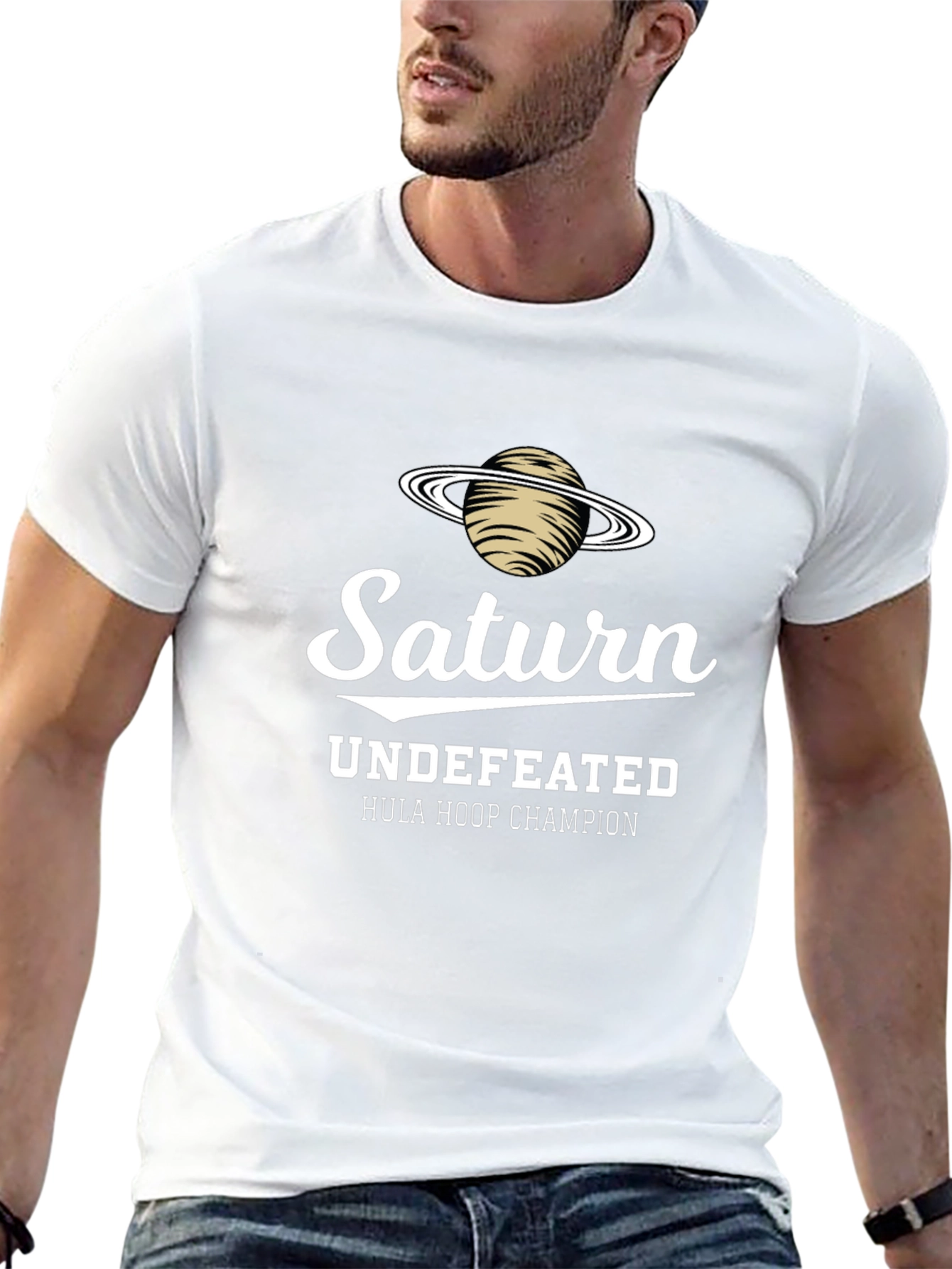 Saturn Hula Hoop Champion T-Shirt - Undefeated!