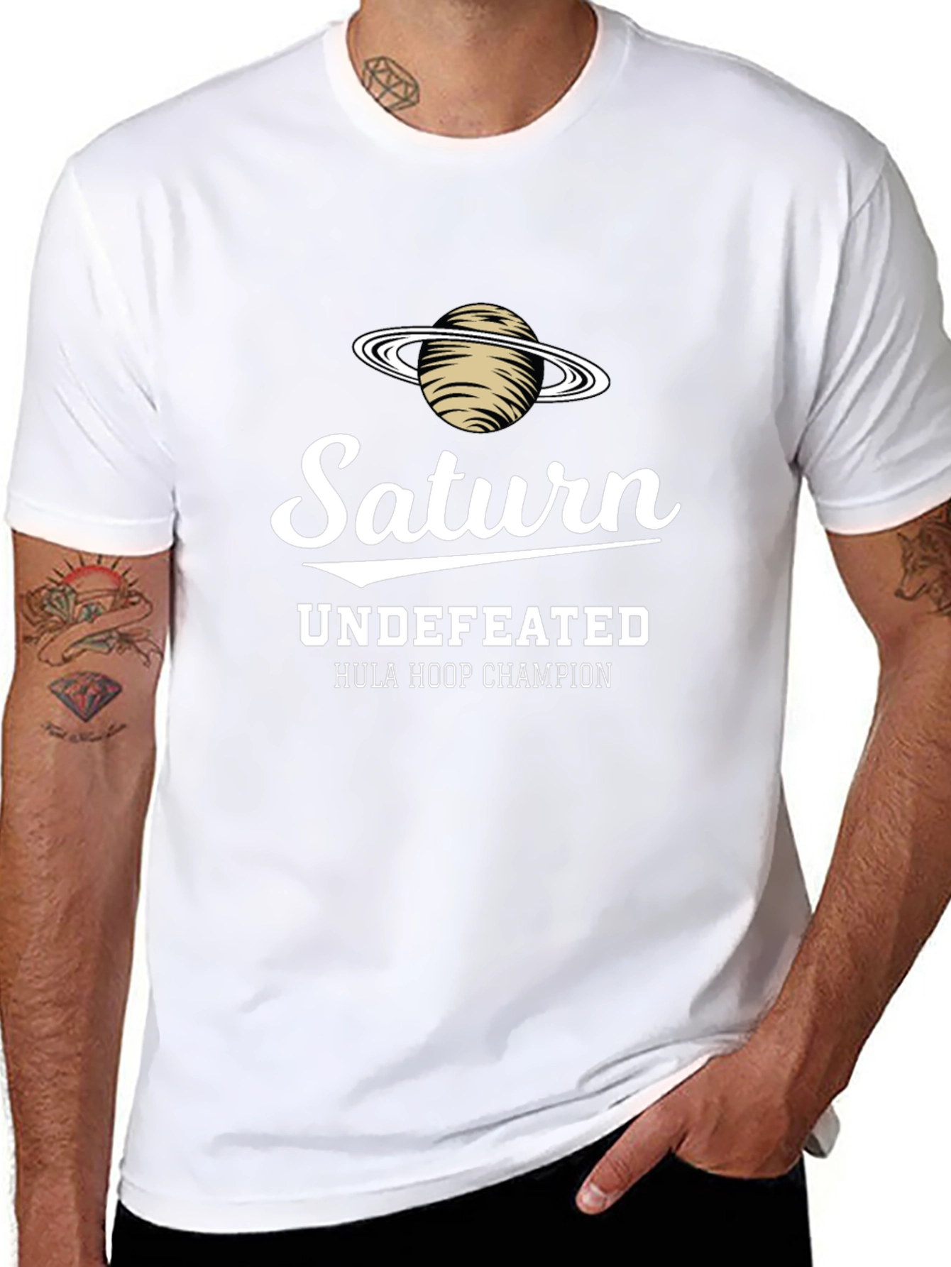 Saturn Hula Hoop Champion T-Shirt - Undefeated!