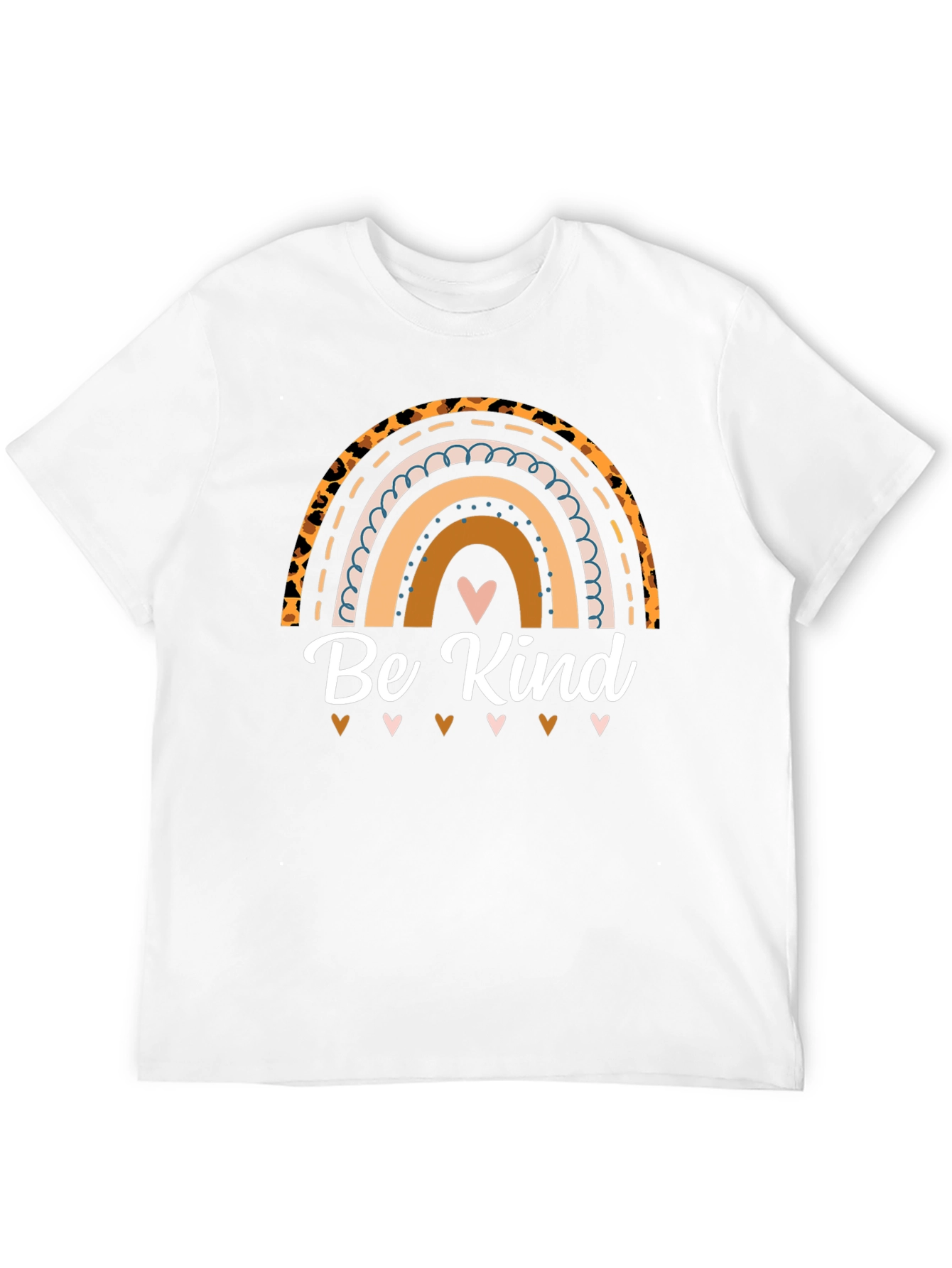 Be Kind Rainbow Graphic T-Shirt