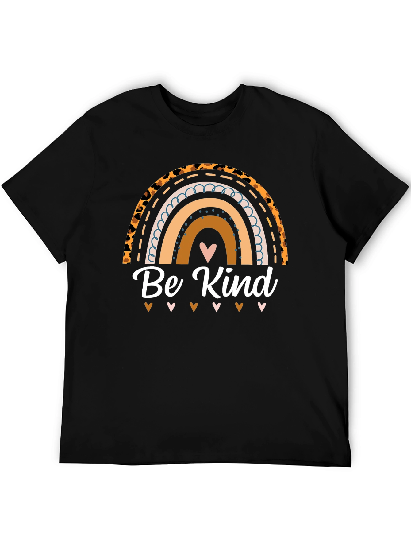 Be Kind Rainbow Graphic T-Shirt
