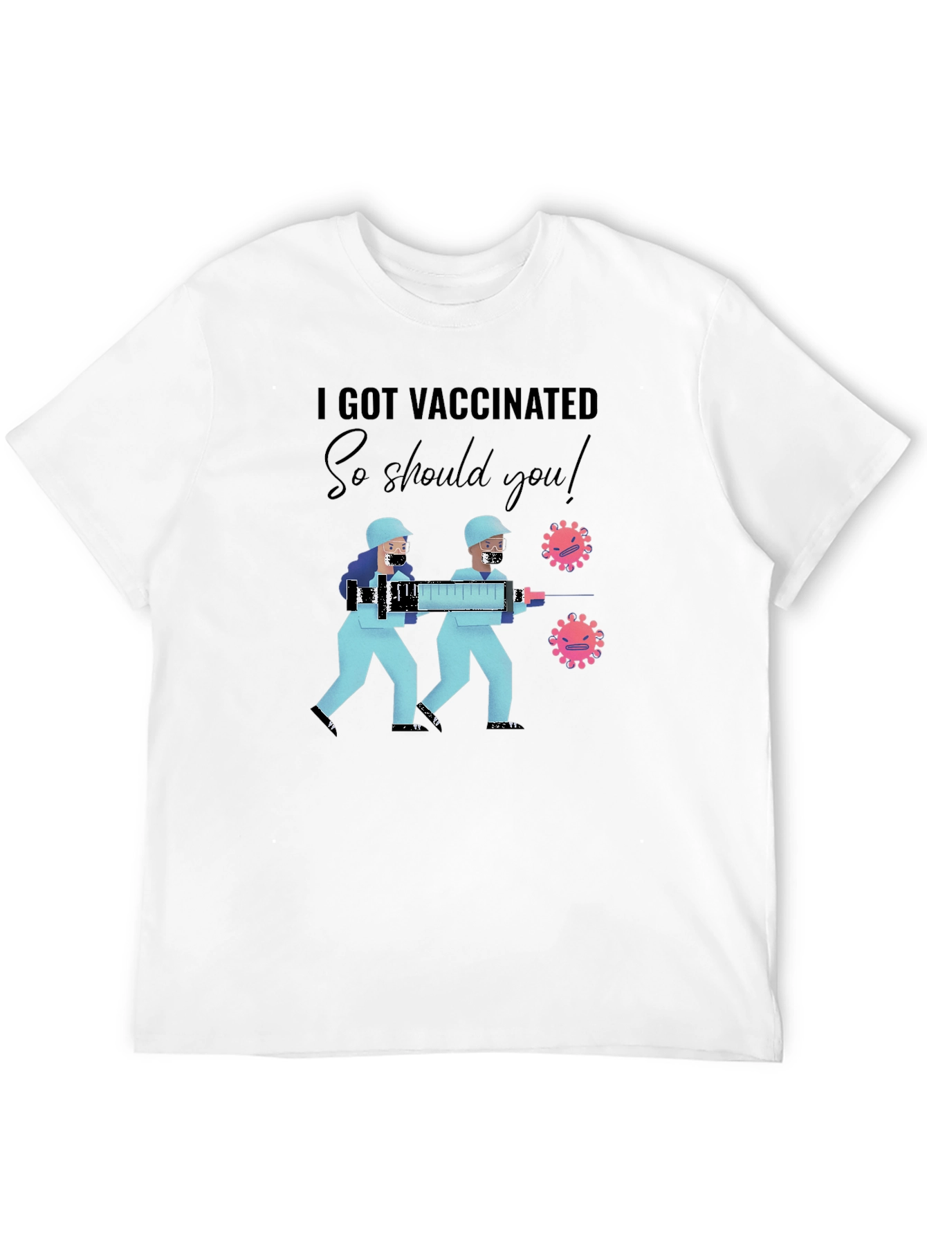 Vaccinated Tee - Get Your Shot!