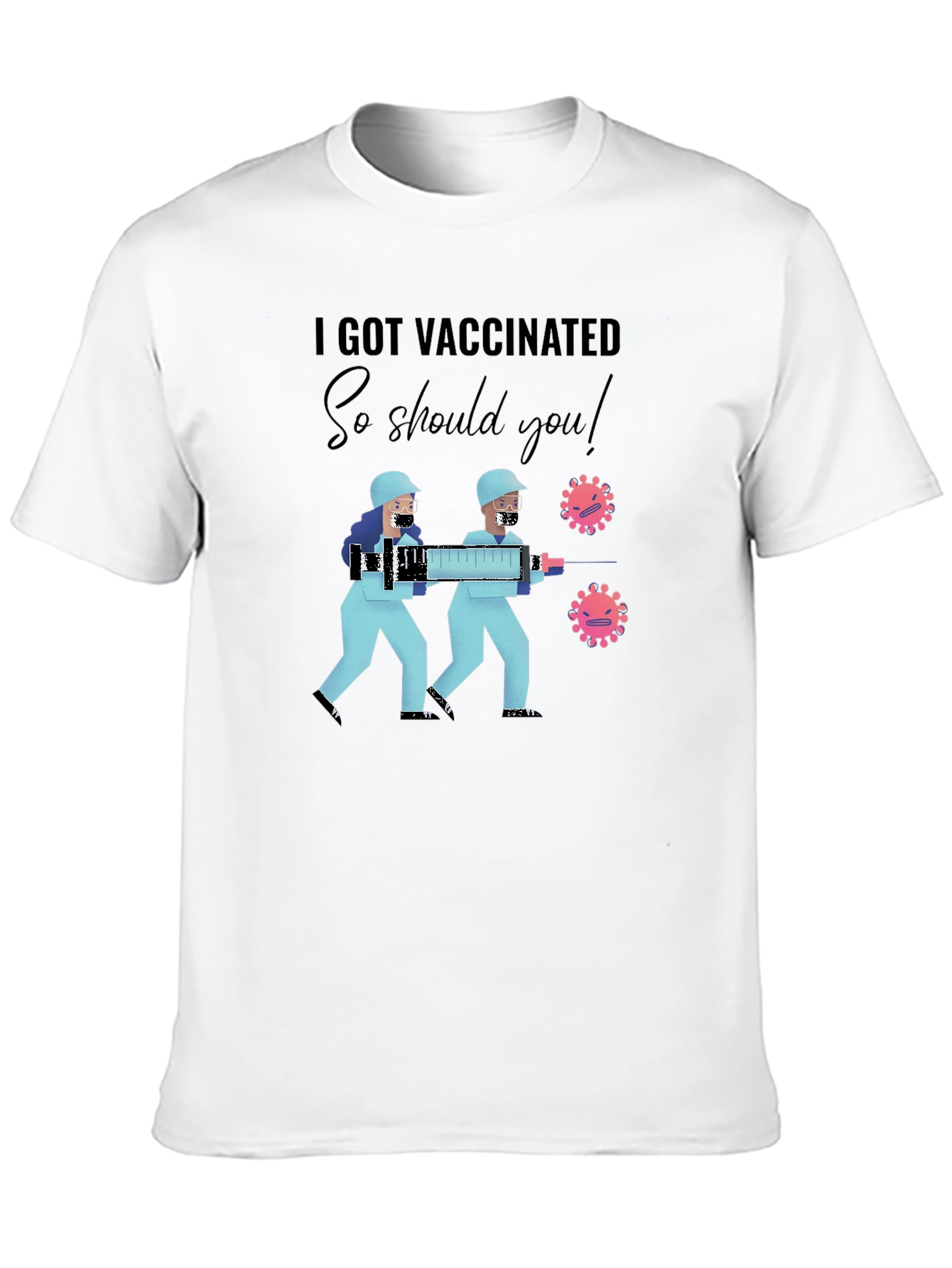 Vaccinated Tee - Get Your Shot!