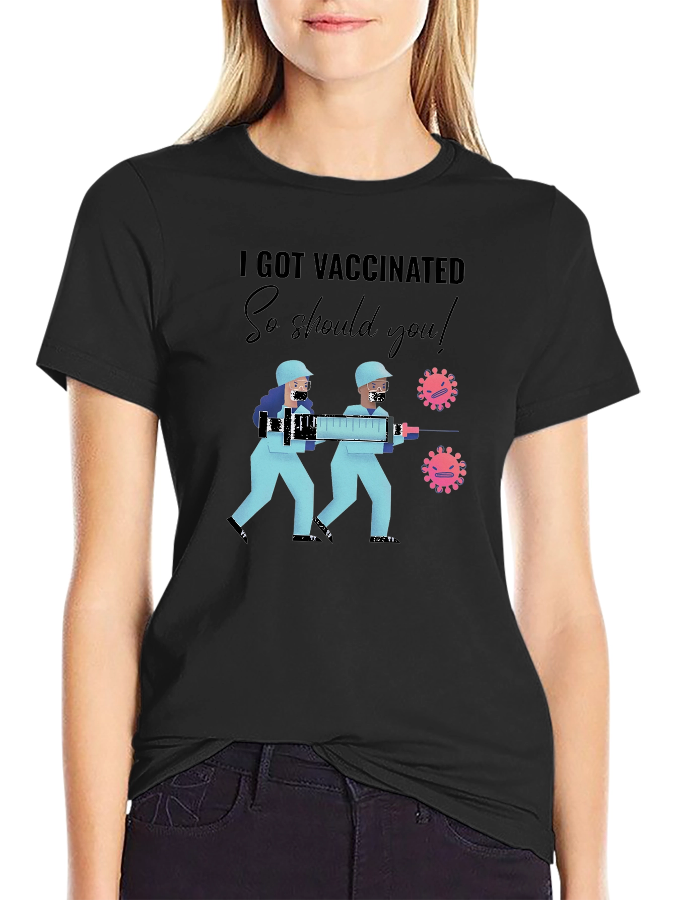 Vaccinated Tee - Get Your Shot!