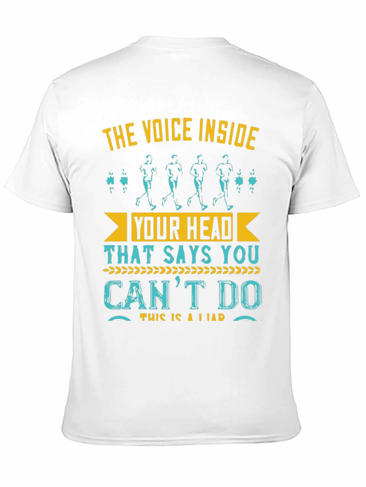 Motivational Running T-Shirt: The Voice Inside