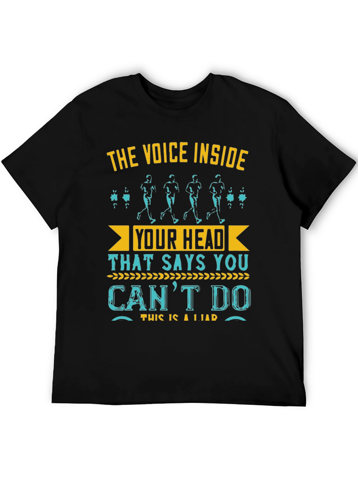 Motivational Running T-Shirt: The Voice Inside