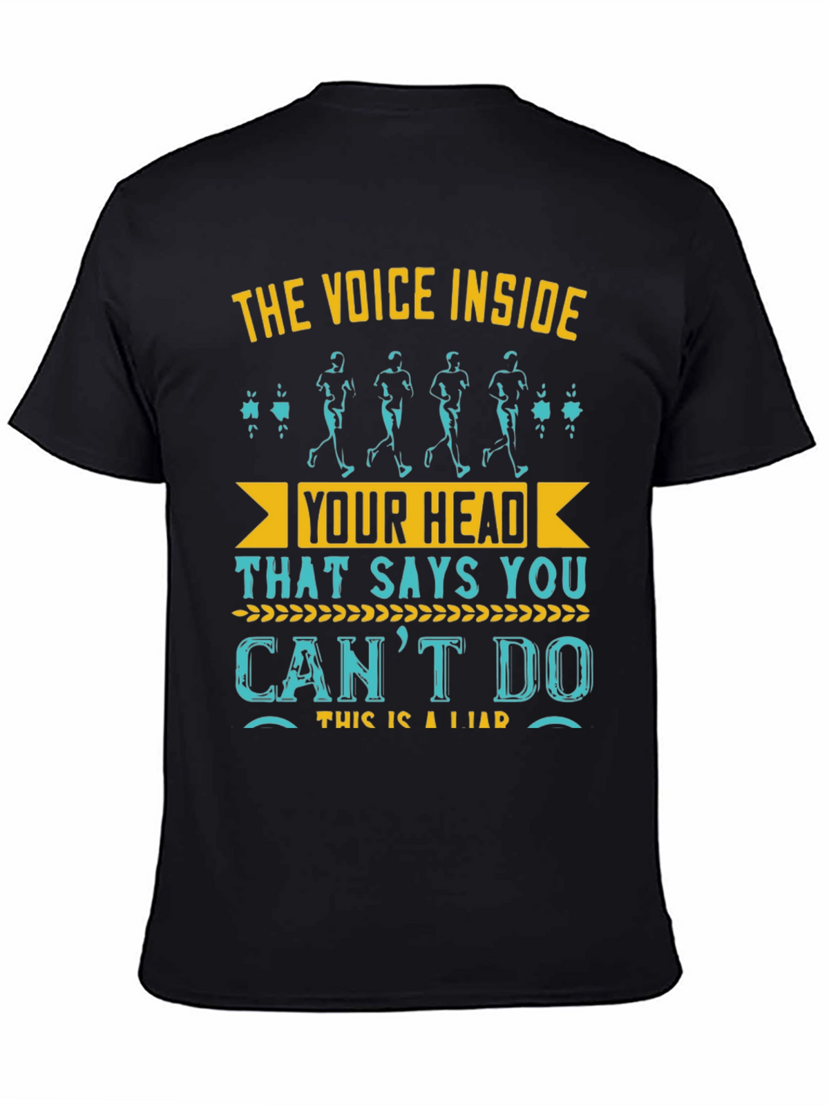 Motivational Running T-Shirt: The Voice Inside