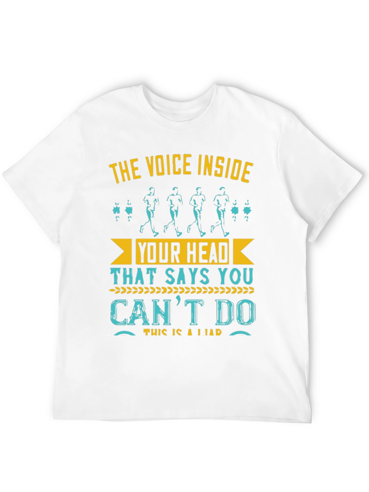 Motivational Running T-Shirt: The Voice Inside