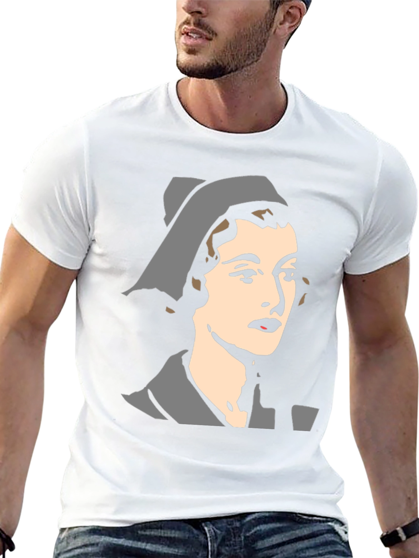 Retro Nurse Graphic T-Shirt - Black