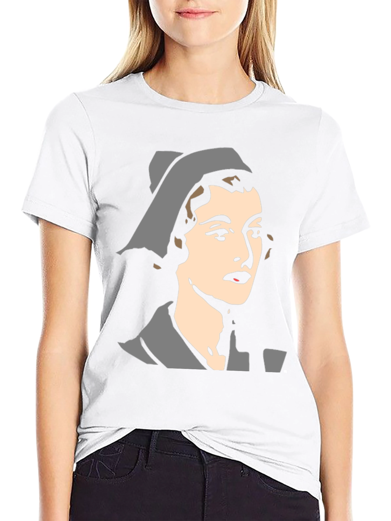 Retro Nurse Graphic T-Shirt - Black