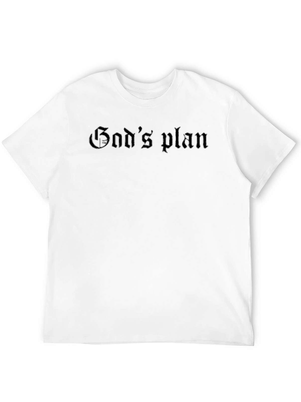 Gods Plan Black Graphic Tee - Mens