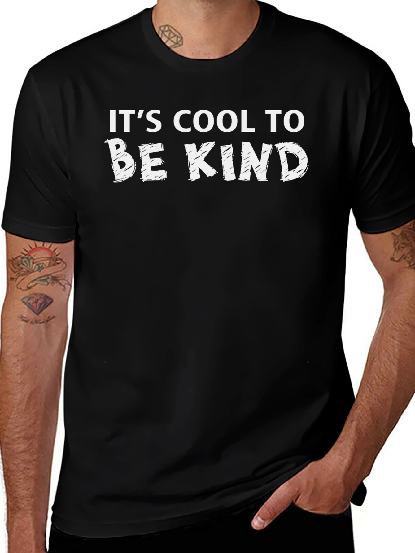 Its Cool to Be Kind Black T-Shirt