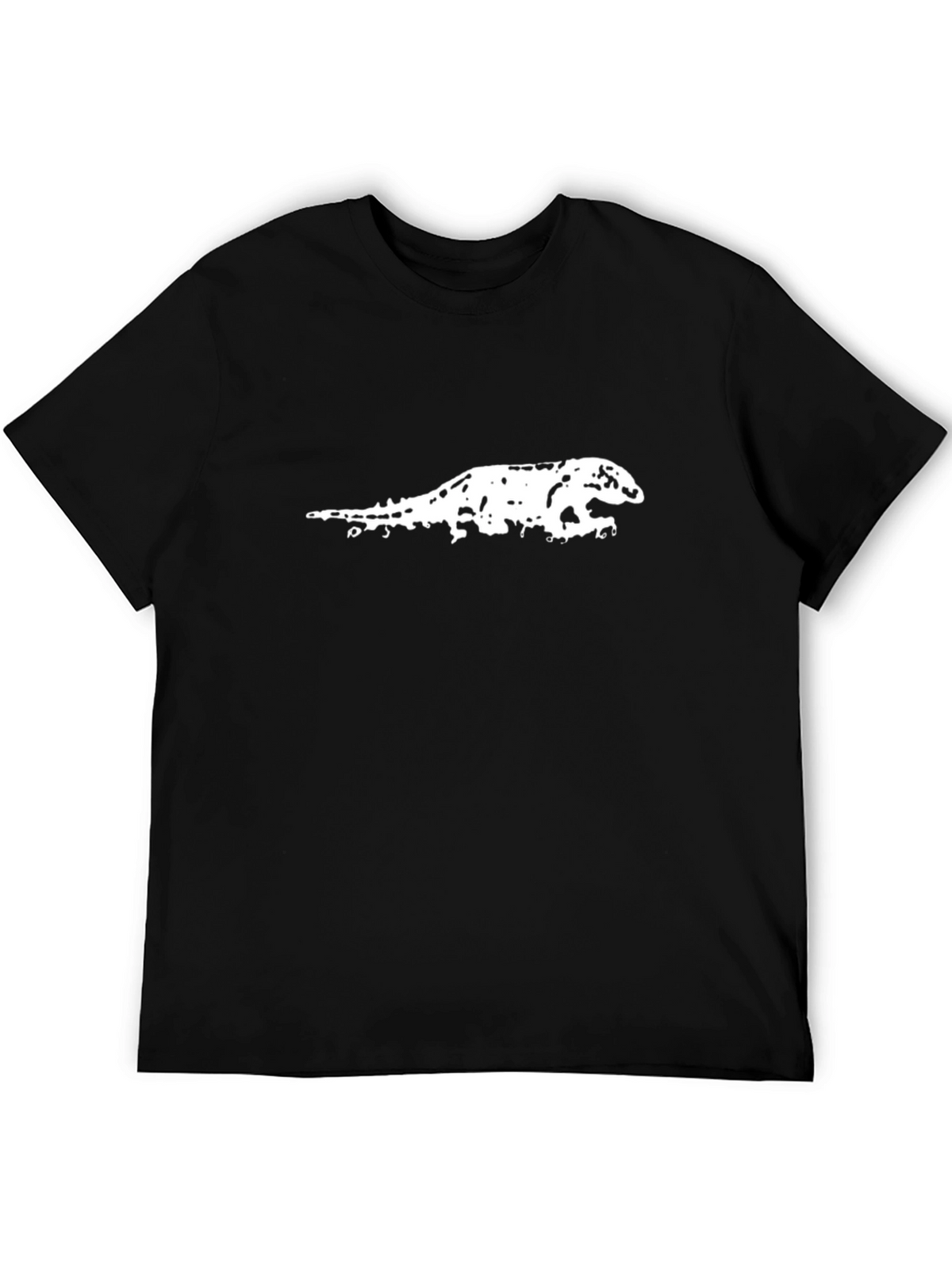 Komodo Dragon Graphic Tee - Black Cotton T-Shirt