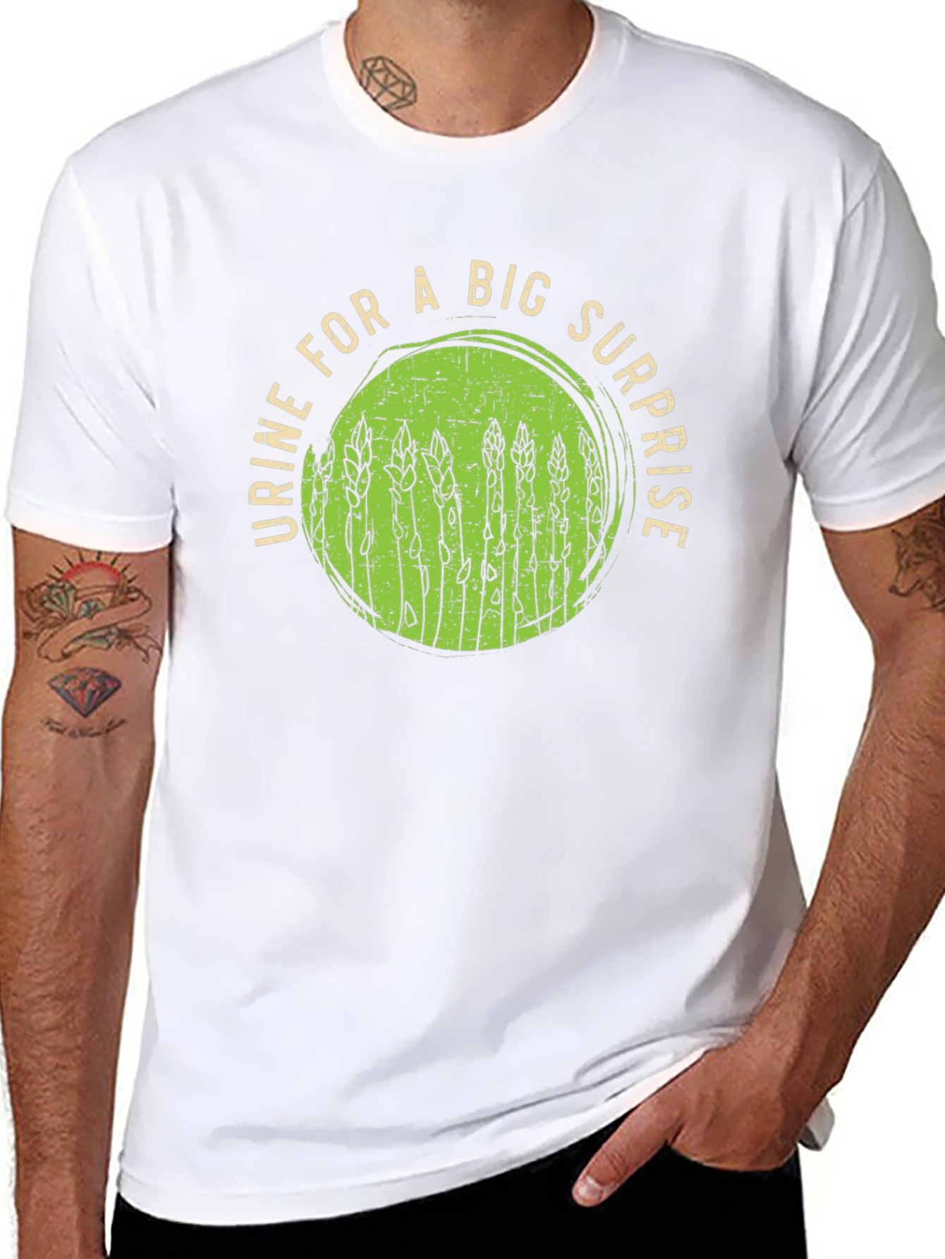 Asparagus Urine T-Shirt - Funny Food Tee