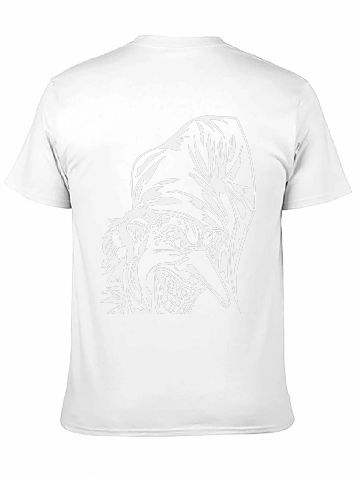 Creepy Jester Graphic Tee - Black Cotton Shirt