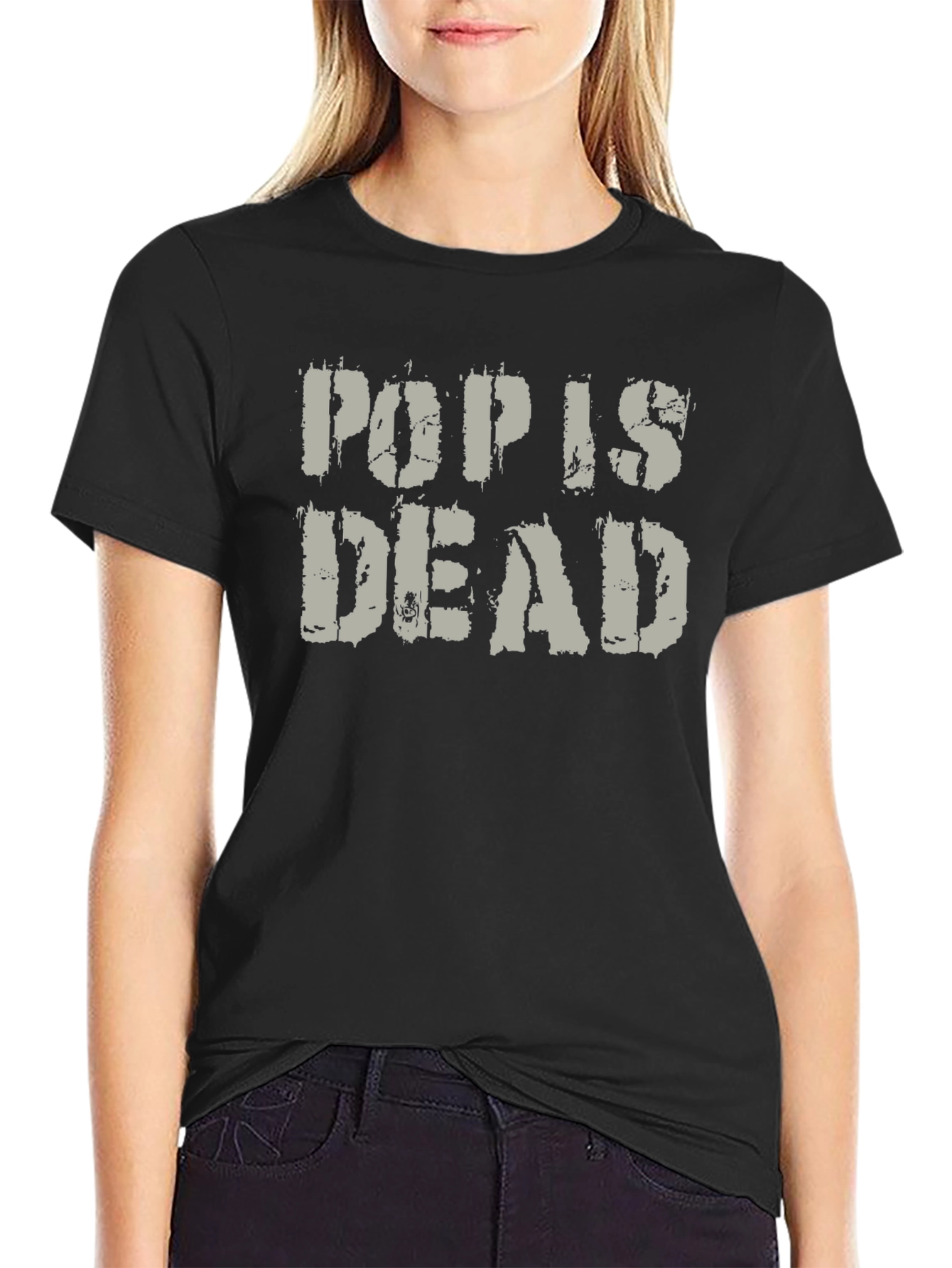 Pop is Dead Graphic T-Shirt - Black