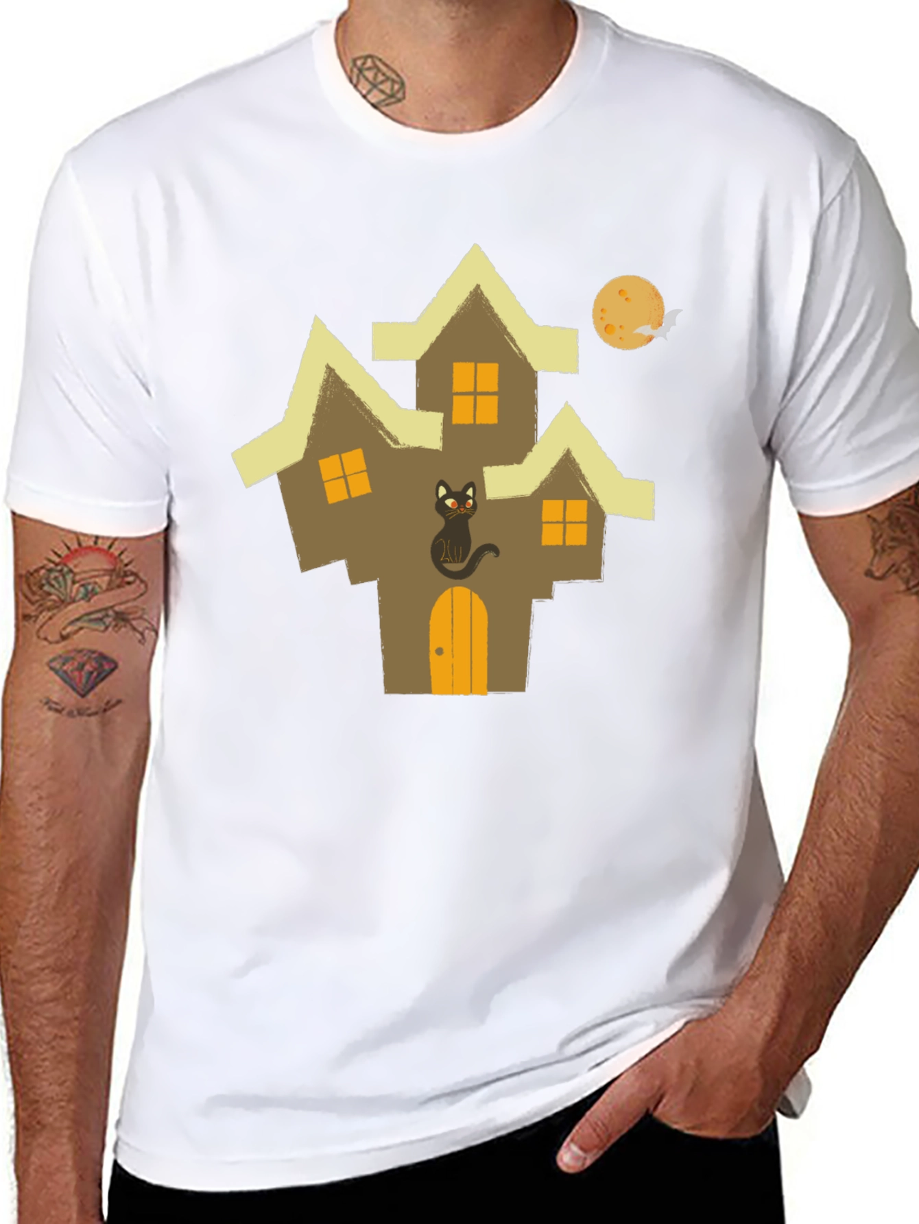 Spooky House T-Shirt - Halloween Apparel