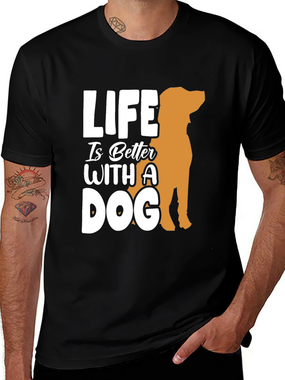 Life is Better With a Dog Graphic Tee