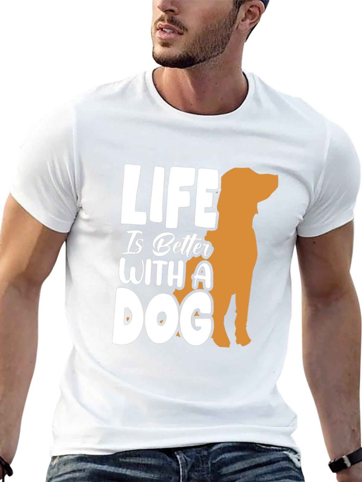 Life is Better With a Dog Graphic Tee