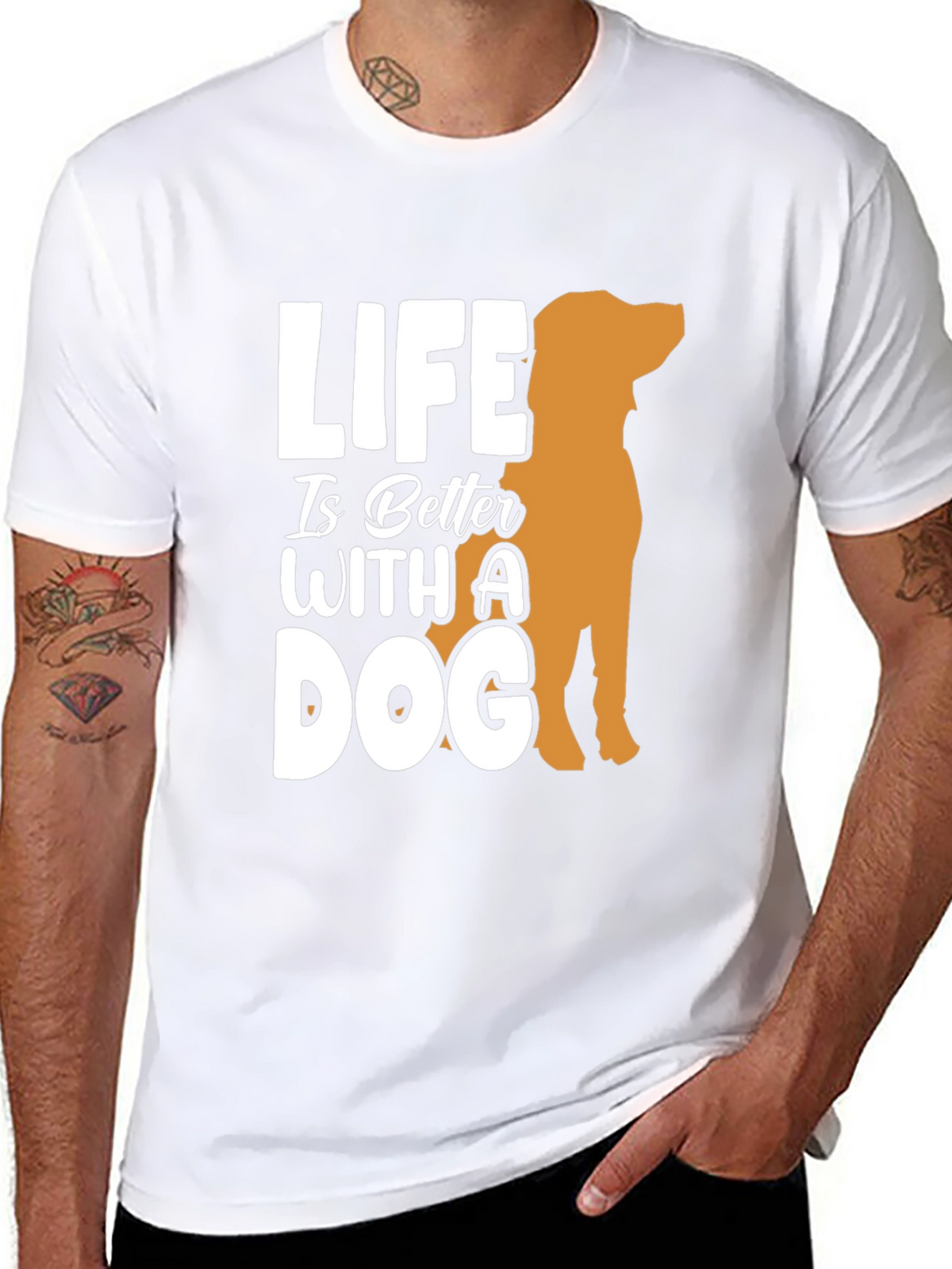 Life is Better With a Dog Graphic Tee