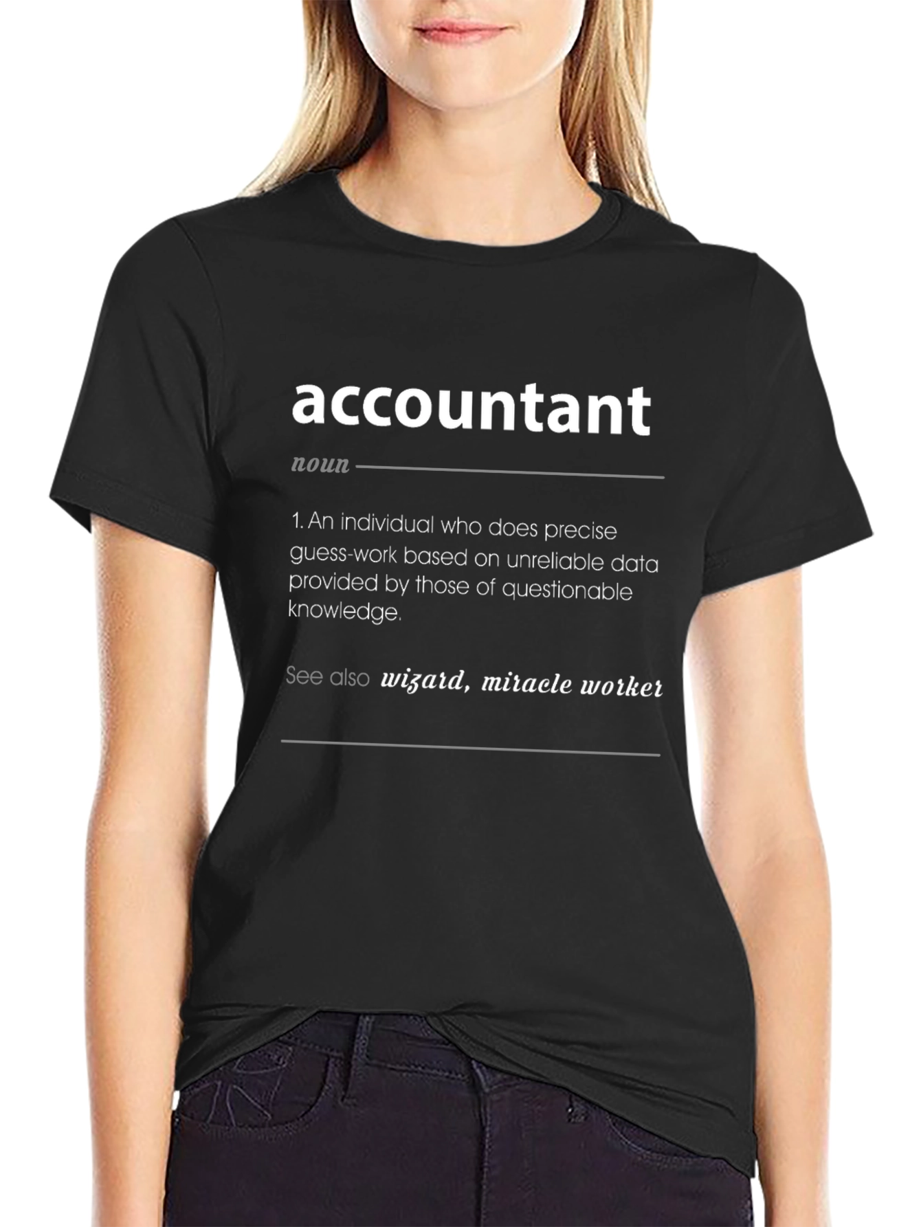 Accountant Definition T-Shirt - Funny Accounting Gift