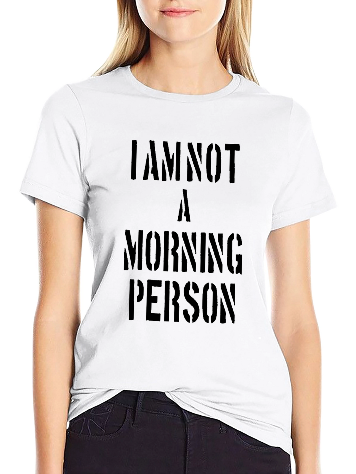 I Am Not A Morning Person Graphic T-Shirt