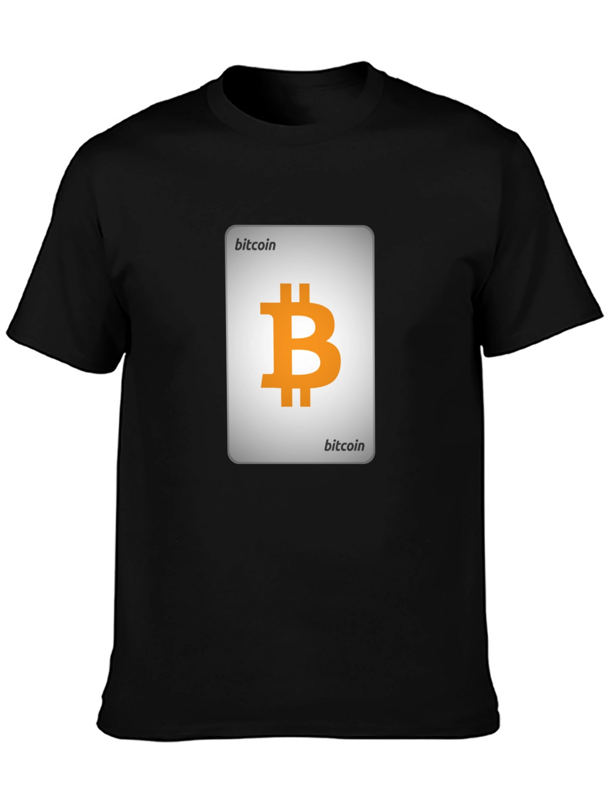 Bitcoin Card T-Shirt - Crypto Currency Tee