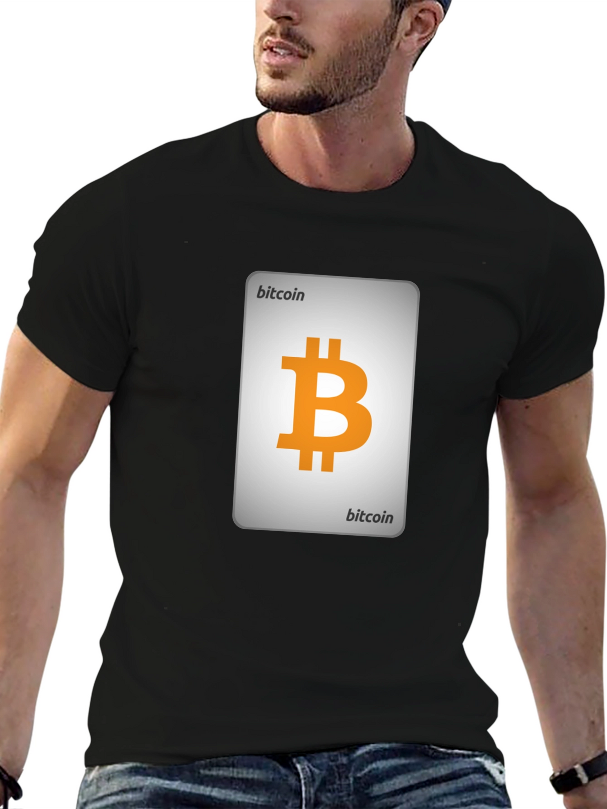 Bitcoin Card T-Shirt - Crypto Currency Tee