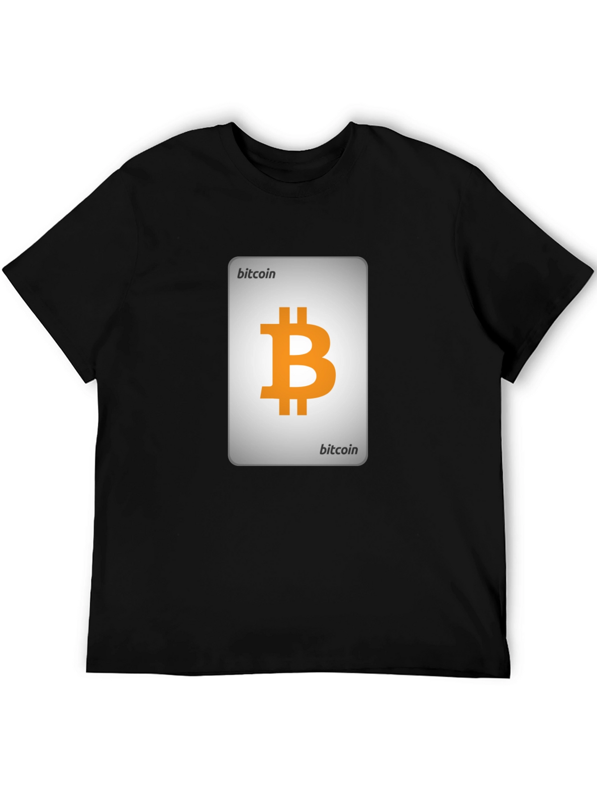 Bitcoin Card T-Shirt - Crypto Currency Tee