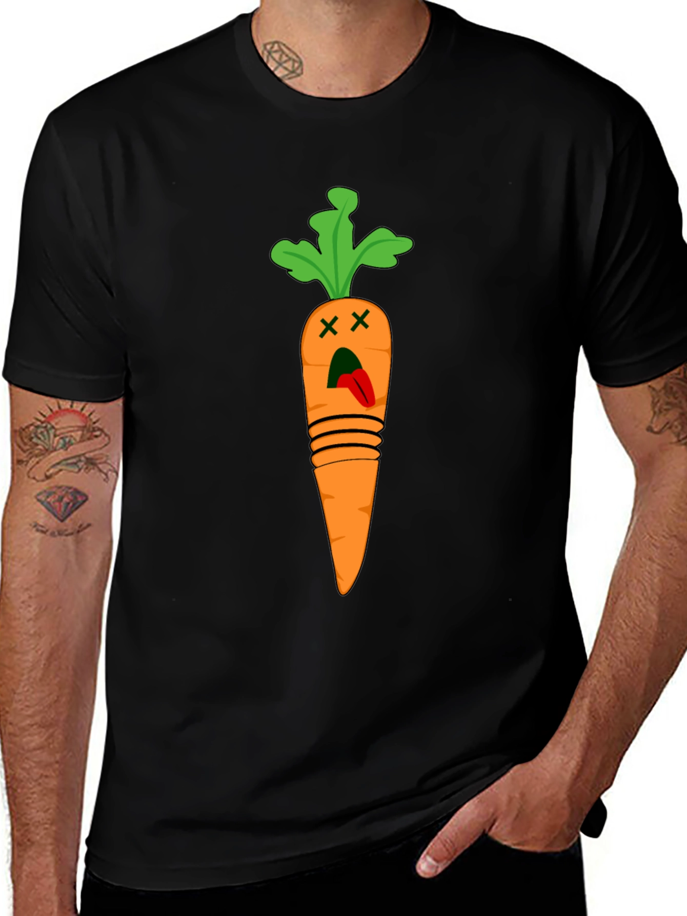 Funny Carrot T-Shirt - Dead Carrot Design