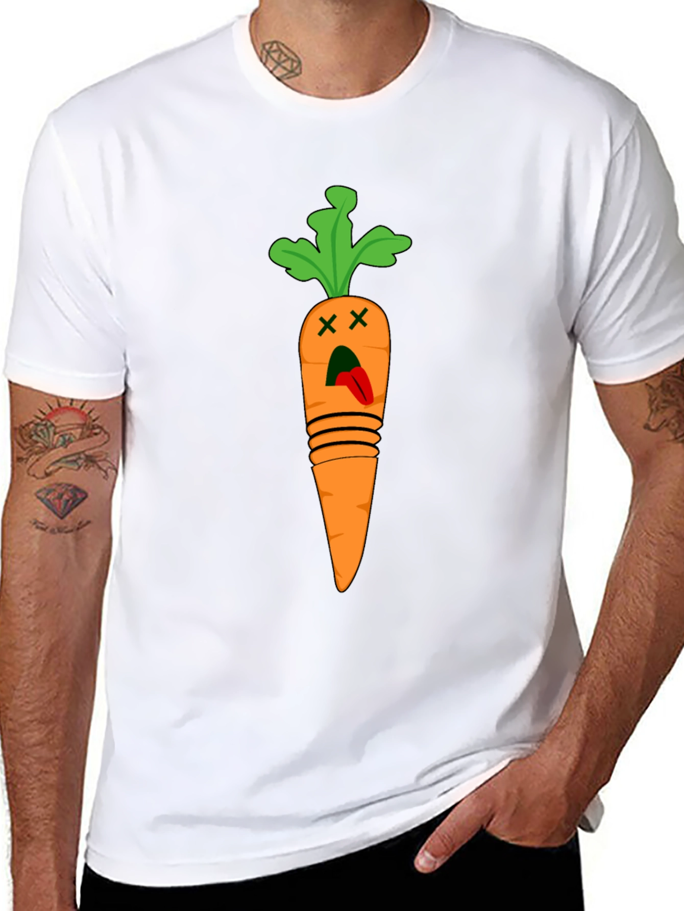 Funny Carrot T-Shirt - Dead Carrot Design