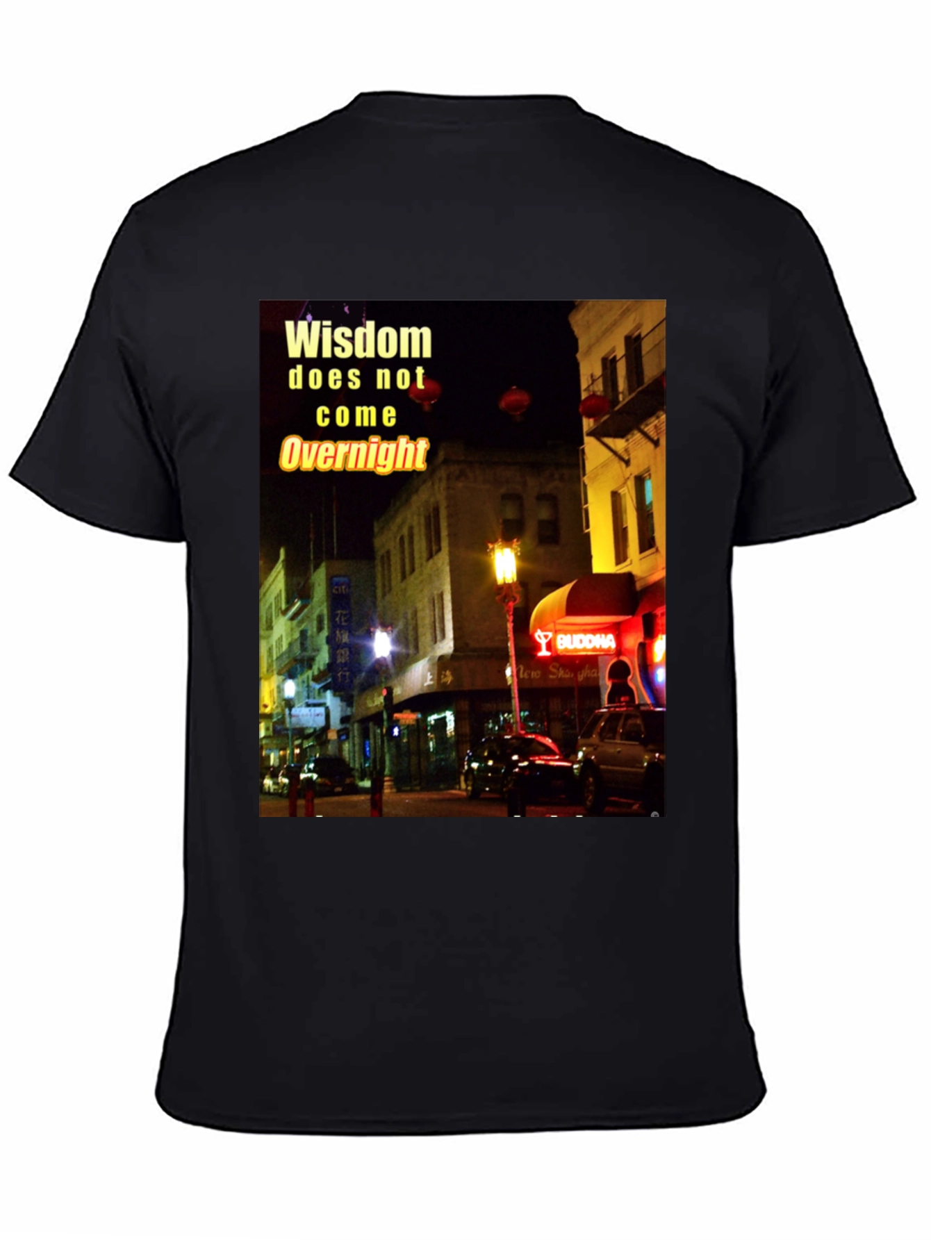 Wisdom Chinatown Graphic T-Shirt