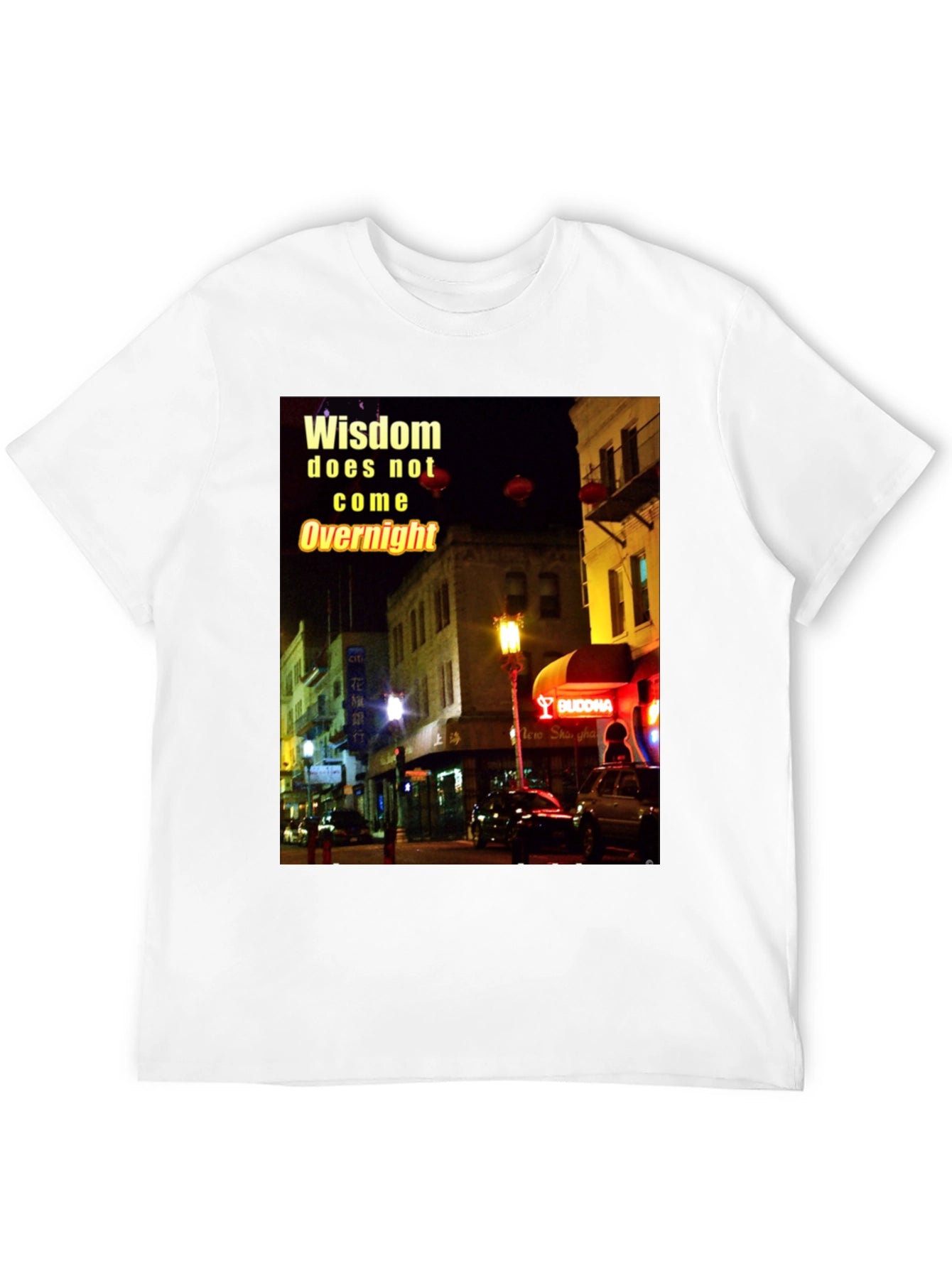 Wisdom Chinatown Graphic T-Shirt